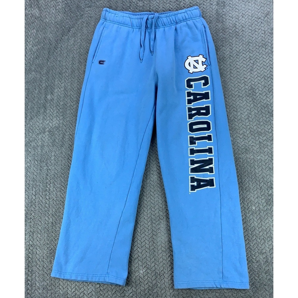 University Of North Carolina Tar‎ Heels Sweatpants Adult Size XL Blue Pockets